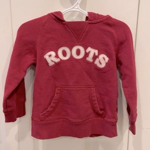 Roots Dark Pink Pullover Hoodie
